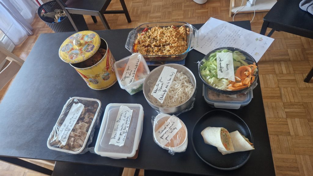 Service de batch cooking Aix-les-bains