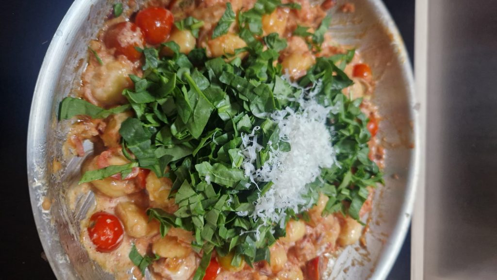 Gnocchi aux légumes - cuisine à domicile batch cooking Savoie
