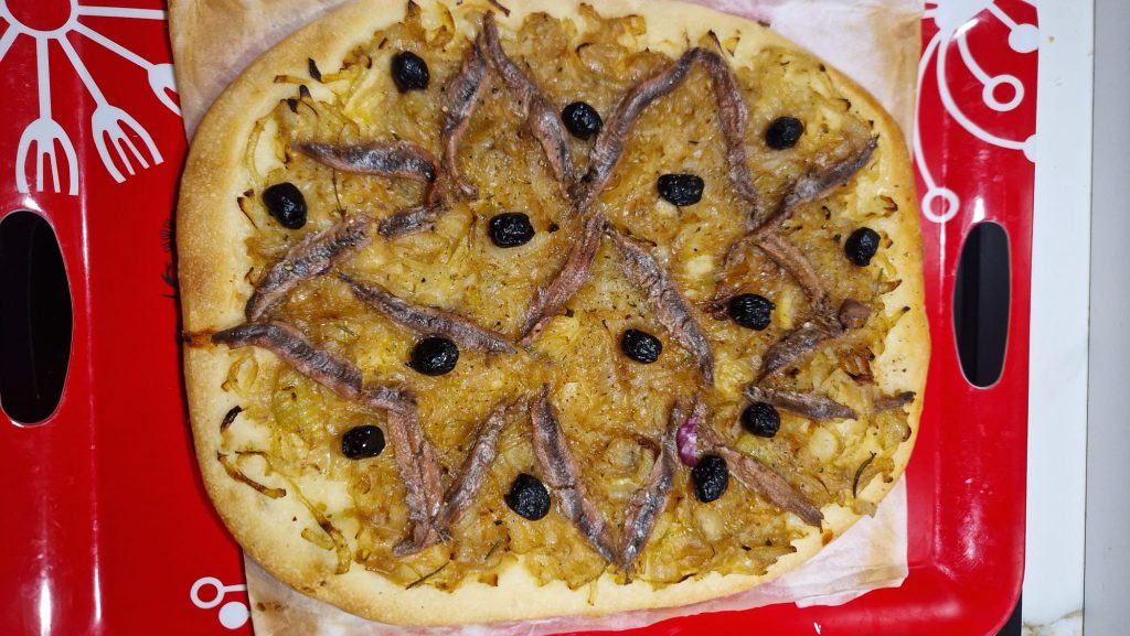 Pissaladière - chef à la maison